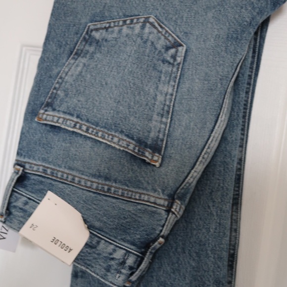 AGOLDE Ripley Mid Rise Straight Jeans Size 24 - Picture 8 of 9